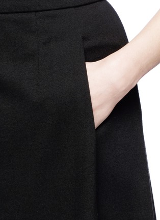 Detail View - Click To Enlarge - T BY ALEXANDER WANG - Jersey midi A-line skirt