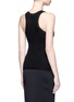 Back View - Click To Enlarge - T BY ALEXANDER WANG - Scoop neck rib knit racerback tank top