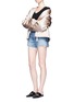 Figure View - Click To Enlarge - T BY ALEXANDER WANG - Scoop neck rib knit long sleeve top