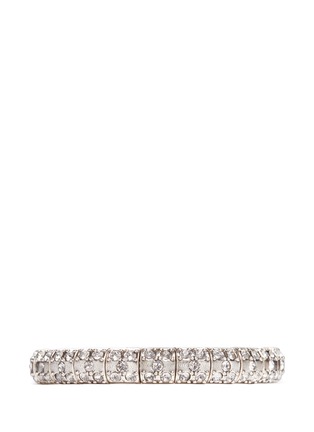 Main View - Click To Enlarge - PHILIPPE AUDIBERT - 'Hazel' Swarovski crystal elastic bracelet