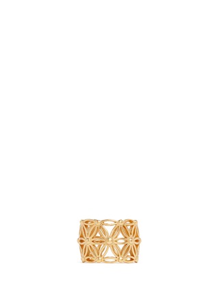 Main View - Click To Enlarge - PHILIPPE AUDIBERT - 'Lacey' floral cutout ring