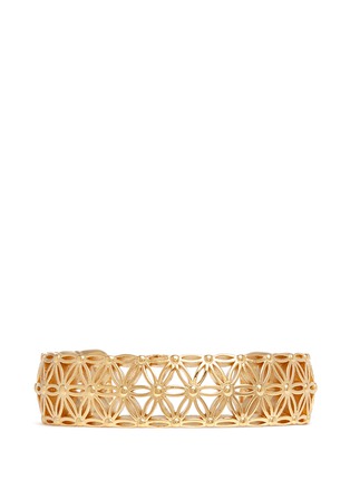 Main View - Click To Enlarge - PHILIPPE AUDIBERT - 'Lacey' floral cutout cuff