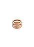 Figure View - Click To Enlarge - REPOSSI - 'Berbère Module' diamond 18k rose gold two row ring