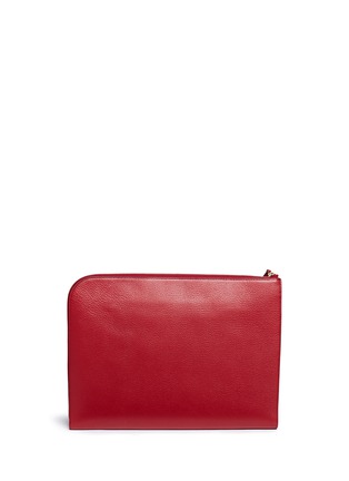 Back View - Click To Enlarge - ANYA HINDMARCH - 'Men at Work' leather document case