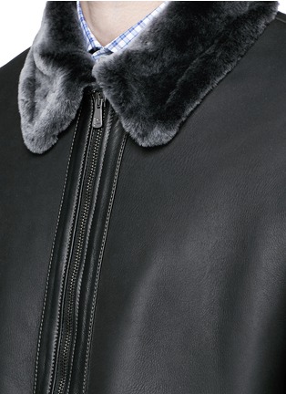 Detail View - Click To Enlarge - ISAIA - Shearling blouson jacket