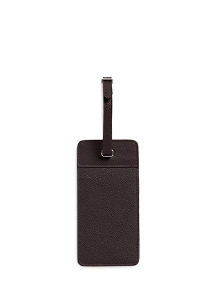 Figure View - Click To Enlarge - BYND ARTISAN - Double window leather luggage tag