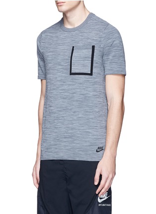 Front View - Click To Enlarge - NIKE - 'Tech Knit' pocket T-shirt