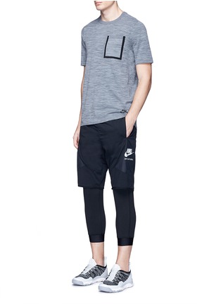 Figure View - Click To Enlarge - NIKE - 'Tech Knit' pocket T-shirt