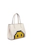 Figure View - Click To Enlarge - ANYA HINDMARCH - 'Pixel Smiley Shopper Ebury' leather tote