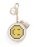 Figure View - Click To Enlarge - ANYA HINDMARCH - 'Pixel Smiley' embossed leather coin pouch