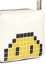 Detail View - Click To Enlarge - ANYA HINDMARCH - 'Pixel Smiley' embossed lethe crossbody bag