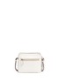 Back View - Click To Enlarge - ANYA HINDMARCH - 'Pixel Smiley' embossed lethe crossbody bag