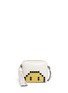 Main View - Click To Enlarge - ANYA HINDMARCH - 'Pixel Smiley' embossed lethe crossbody bag