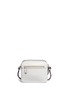 Back View - Click To Enlarge - ANYA HINDMARCH - 'All Over Sticker' embossed leather crossbody bag