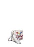 Front View - Click To Enlarge - ANYA HINDMARCH - 'All Over Sticker' embossed leather crossbody bag
