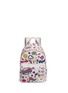 Main View - Click To Enlarge - ANYA HINDMARCH - 'All Over Sticker' mini embossed leather backpack