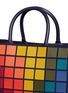 Detail View - Click To Enlarge - ANYA HINDMARCH - 'Ebury Small Giant Pixel' patchwork suede tote