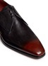 Detail View - Click To Enlarge - MAGNANNI - Three eyelet leather Derbies