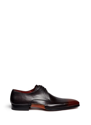 Main View - Click To Enlarge - MAGNANNI - Three eyelet leather Derbies