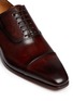 Detail View - Click To Enlarge - MAGNANNI - Toe cap six eyelet leather Oxfords