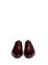 Front View - Click To Enlarge - MAGNANNI - Toe cap six eyelet leather Oxfords