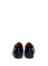 Back View - Click To Enlarge - MAGNANNI - Brushstroke finish leather monk strap shoes