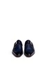 Front View - Click To Enlarge - MAGNANNI - Brushstroke finish leather monk strap shoes