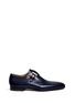 Main View - Click To Enlarge - MAGNANNI - Brushstroke finish leather monk strap shoes