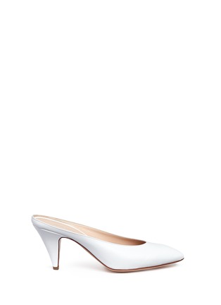 Main View - Click To Enlarge - MANSUR GAVRIEL - Leather pump slippers