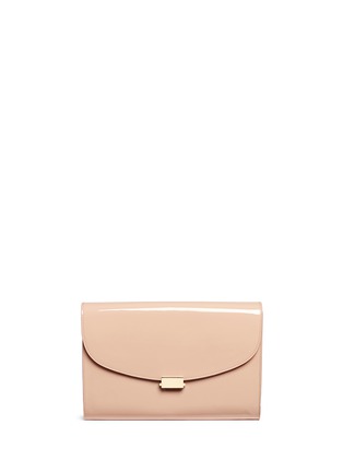 Main View - Click To Enlarge - MANSUR GAVRIEL - Patent leather flat clutch