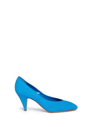 Main View - Click To Enlarge - MANSUR GAVRIEL - Pointed toe suede pumps