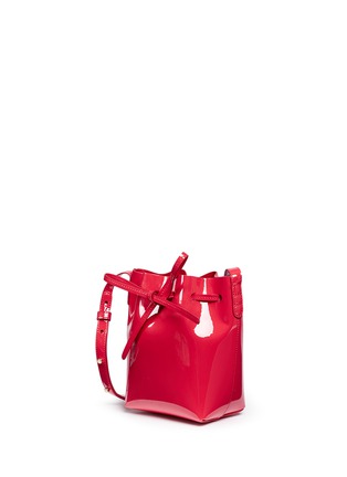 Detail View - Click To Enlarge - MANSUR GAVRIEL - 'Mini mini' patent leather bucket bag
