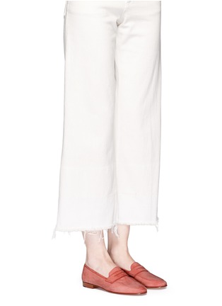 Figure View - Click To Enlarge - MANSUR GAVRIEL - Suede loafers