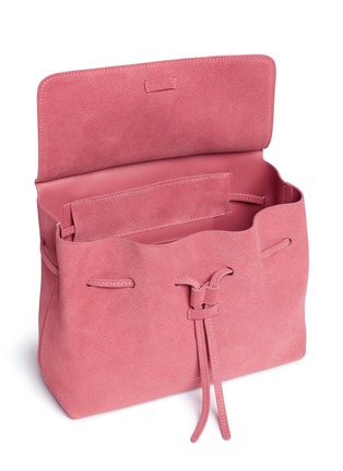 Detail View - Click To Enlarge - MANSUR GAVRIEL - 'Mini Lady' suede flap bag