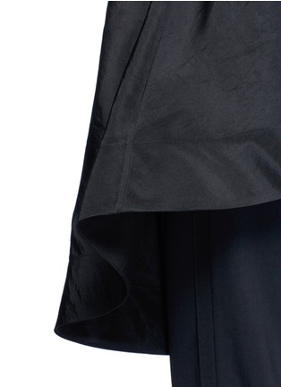 Detail View - Click To Enlarge - 72722 - 'Knotty Knotty' bow tie drape V-neck top