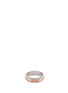 Main View - Click To Enlarge - MELLERIO - 'Annel Swinging' diamond 18k gold slogan ring