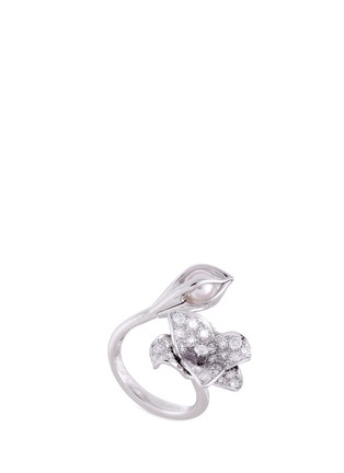 Main View - Click To Enlarge - MELLERIO - 'Bourgeons de Lys' pearl floral ring