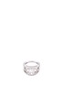 Main View - Click To Enlarge - MELLERIO - Diamond 18k white gold cutout ring