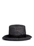 Figure View - Click To Enlarge - ATTACHMENT - x Kijima Takayuki linen herringbone tweed hat