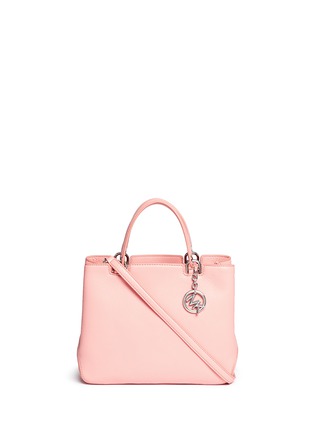 Main View - Click To Enlarge - MICHAEL KORS - 'Anabelle' medium leather top zip tote