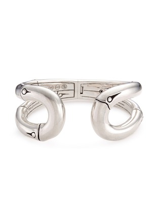 Main View - Click To Enlarge - JOHN HARDY - Silver bamboo loop cuff