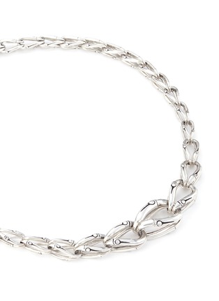 Figure View - Click To Enlarge - JOHN HARDY - Silver bamboo loop necklace
