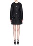Main View - Click To Enlarge - BALENCIAGA - Floral sequin embellished twill cocoon jacket