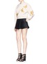 Figure View - Click To Enlarge - CHICTOPIA - Asymmetric flap skort