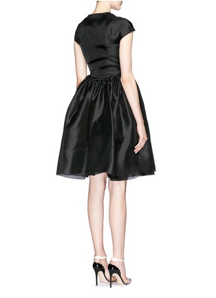 Back View - Click To Enlarge - MS MIN - Seamed silk organza cloud dress
