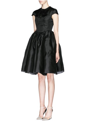Front View - Click To Enlarge - MS MIN - Seamed silk organza cloud dress