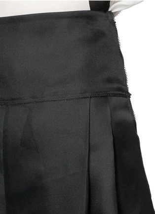 Detail View - Click To Enlarge - MS MIN - Wide leg silk organza suiting pants