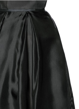 Detail View - Click To Enlarge - MS MIN - Volume pleat silk organza midi skirt