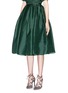Front View - Click To Enlarge - MS MIN - Volume pleat silk organza midi skirt