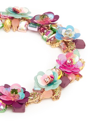 Detail View - Click To Enlarge - J.CREW - Blooming sequin paillette necklace